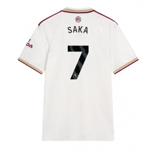 Billige Fotballdrakt Arsenal Bukayo Saka #7 Replika Tredjedrakt 2025-26 Kortermet Billige Fotballdrakt Arsenal Bukayo Saka #7 Replika Tredjedrakt 2025-26 Kortermet